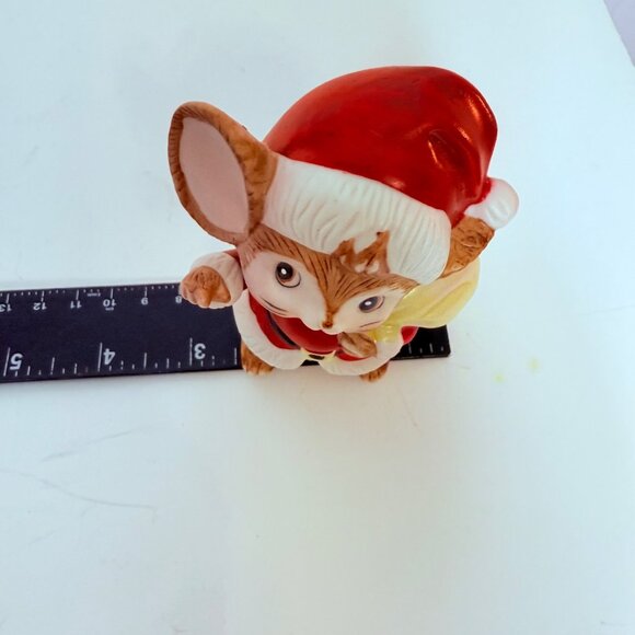 Homco Christmas Mouse Figurines Set Of 3 Anthropomorphic VTG Retro Holiday Decor - Picture 15 of 15